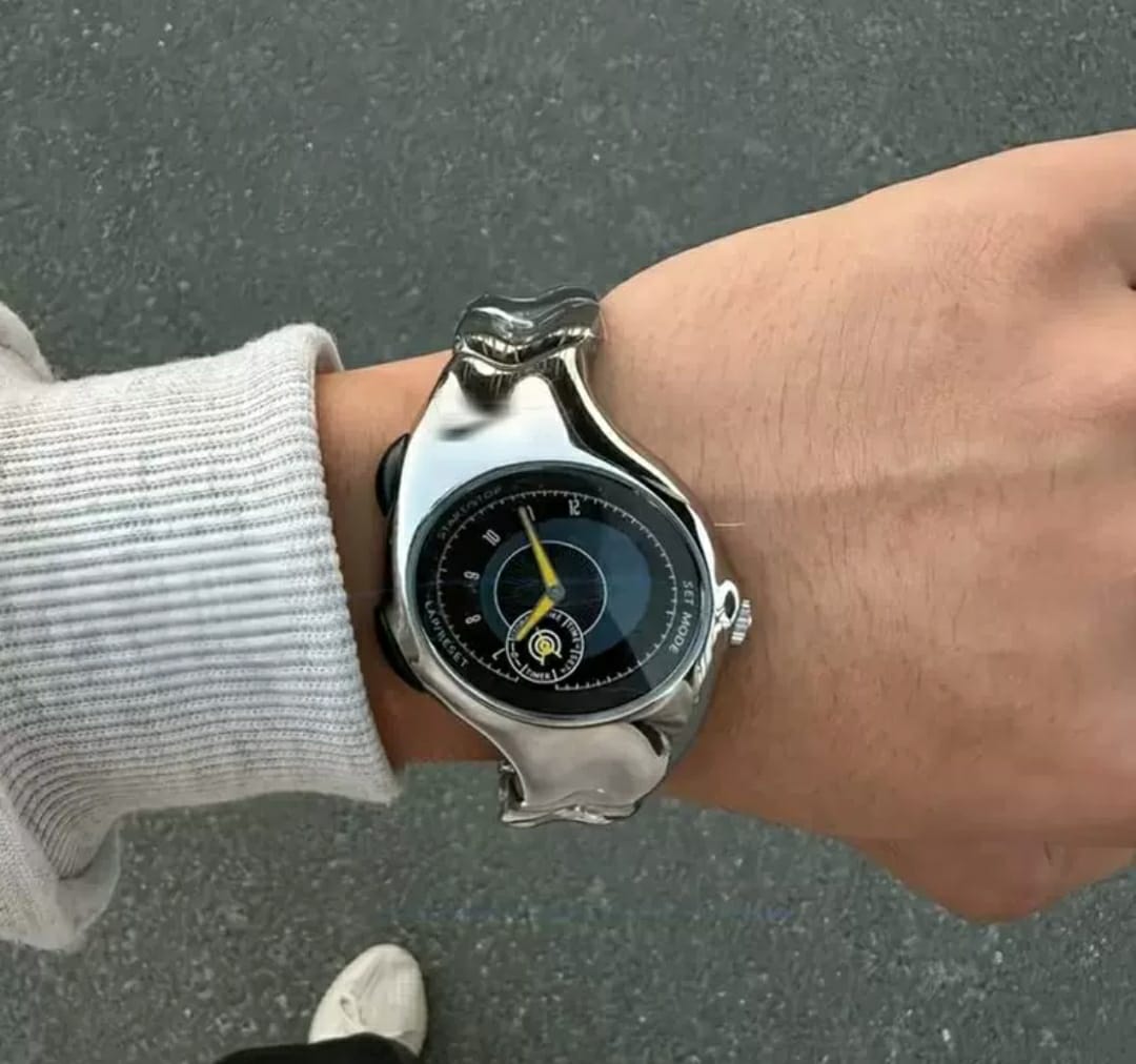 Sport Wave Design Wrist Watch – Modern Casual & Athletic Style