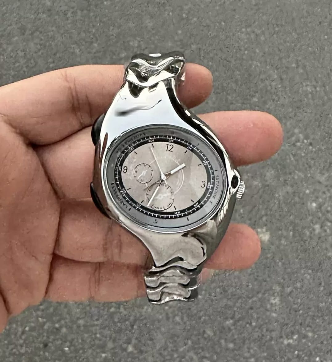 Sport Wave Design Wrist Watch – Modern Casual & Athletic Style