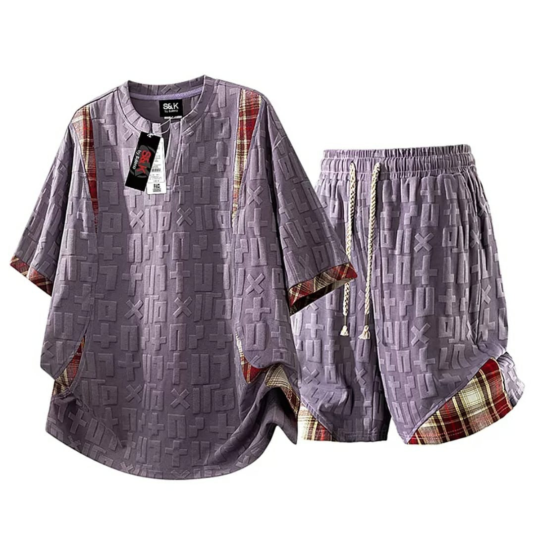 Stylish Men’s Casual Set with Lightweight Fabric and Premium Pattern